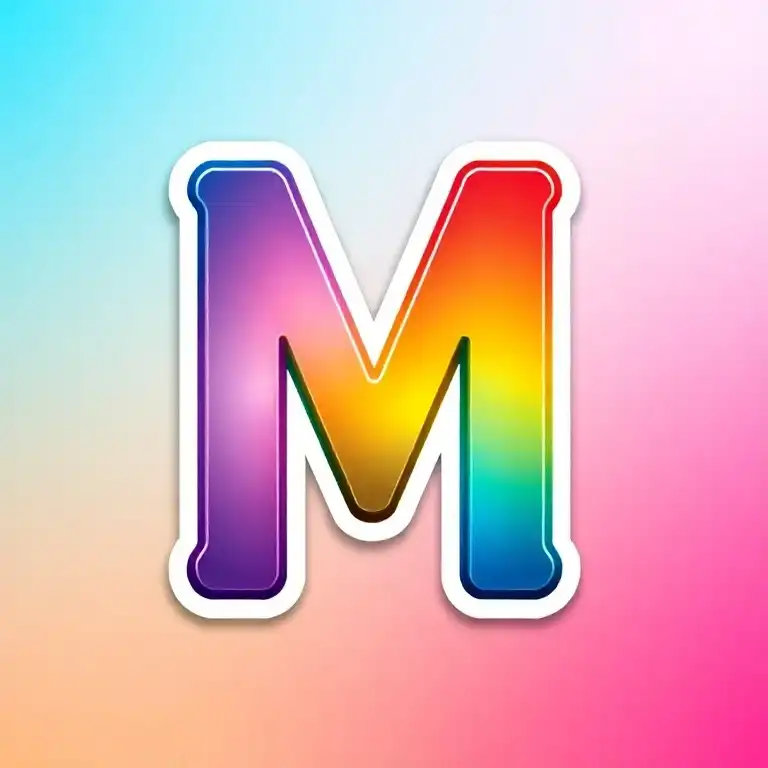 Sticker — litera M