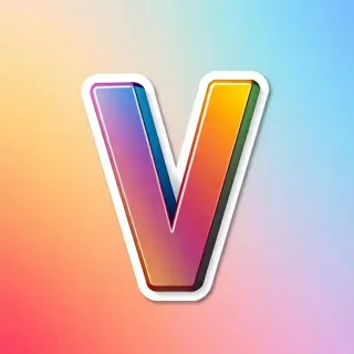 Sticker — litera V