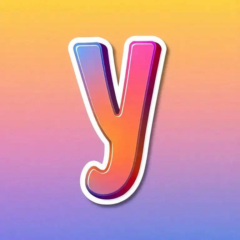 Sticker — litera Y
