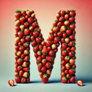 Strawberries 2 — litera M