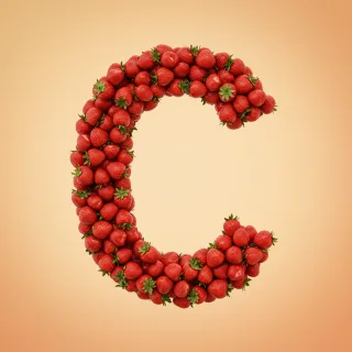 Strawberries 3 — litera C (wariant 2)