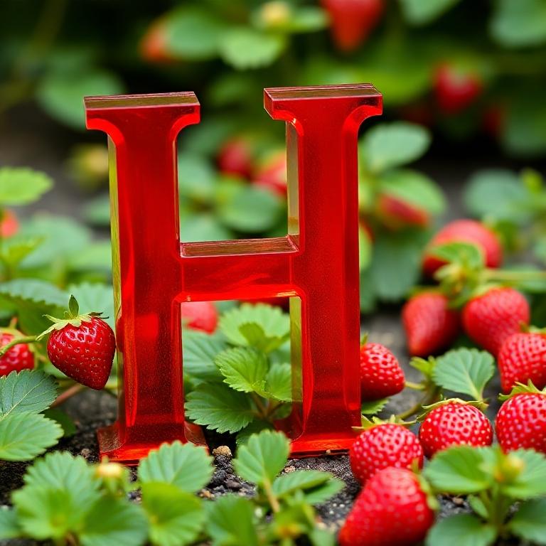 Strawberries — litera H
