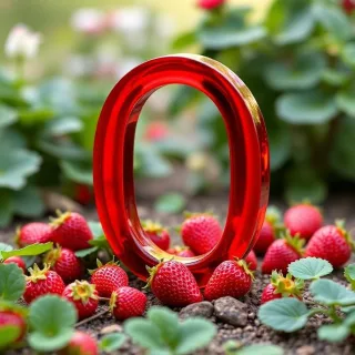 Strawberries — litera O