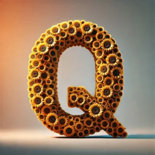 Sunflower 2 — litera Q