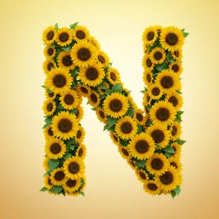 Sunflower 3 — litera N
