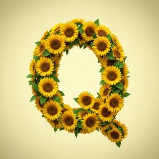 Sunflower 3 — litera Q