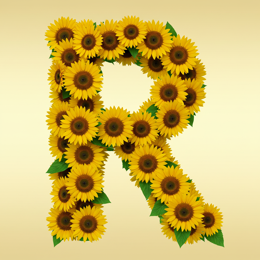 Sunflower 3 — litera R