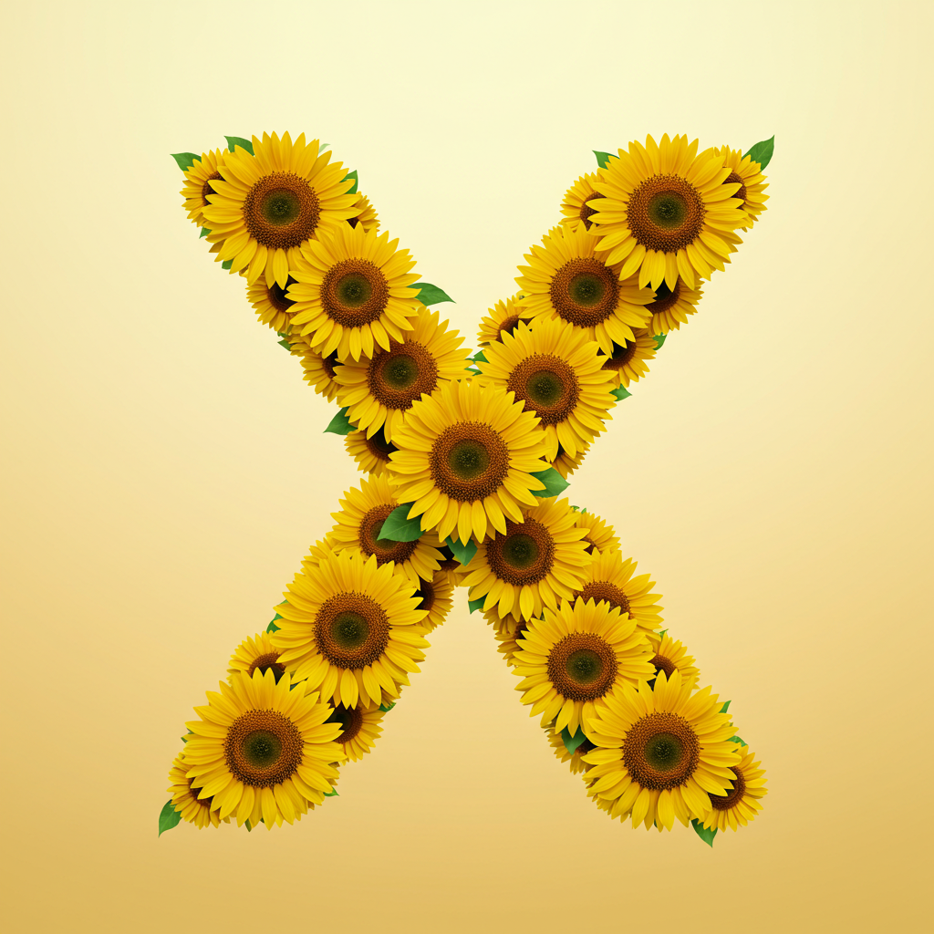 Sunflower 3 — litera X