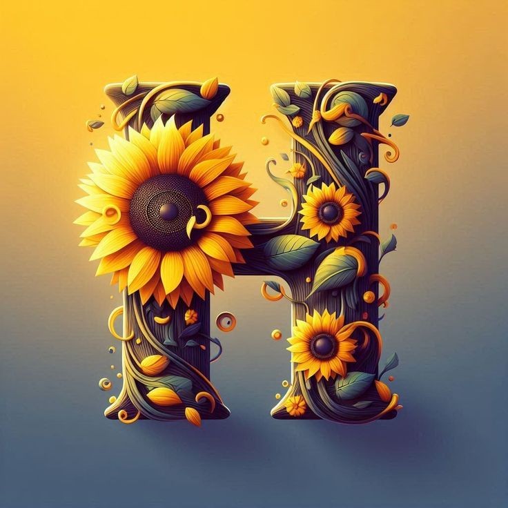 Sunflower — litera H