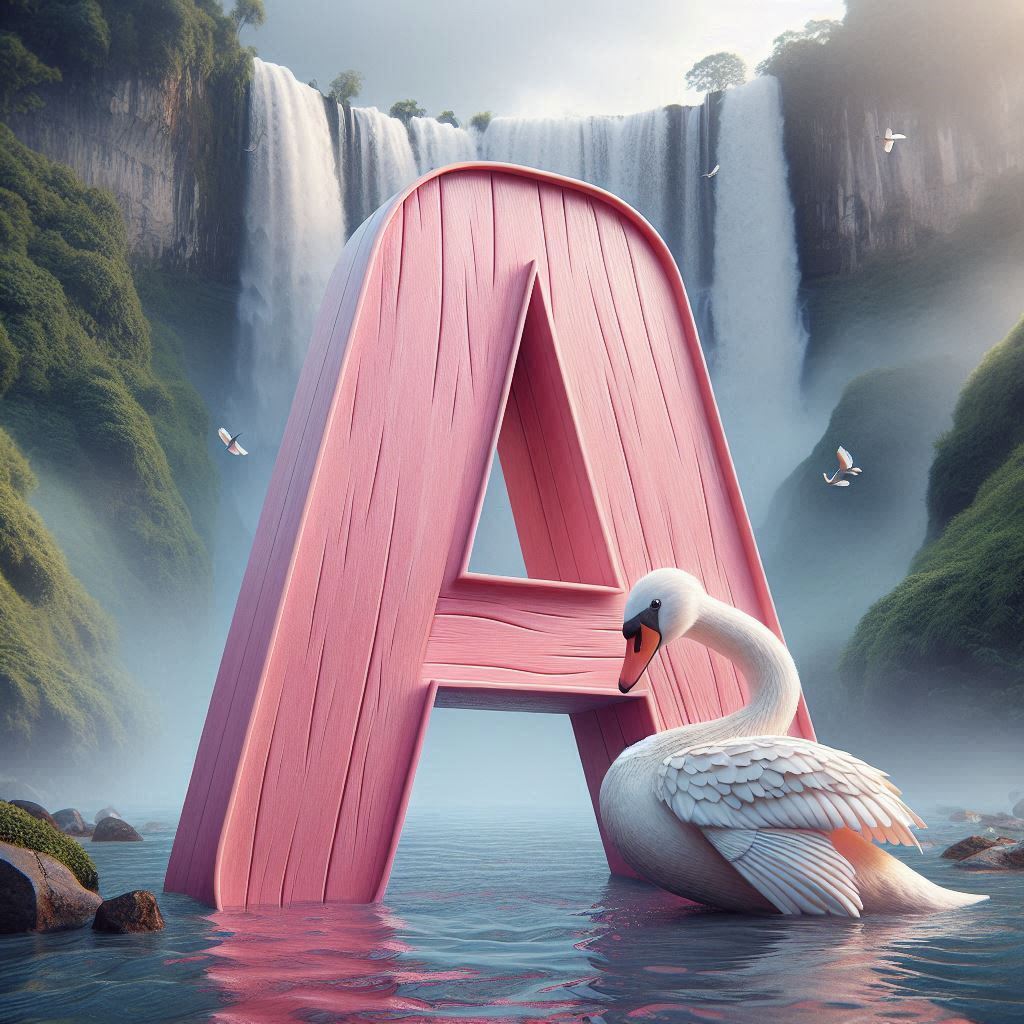 Swan — litera A (wariant 2)