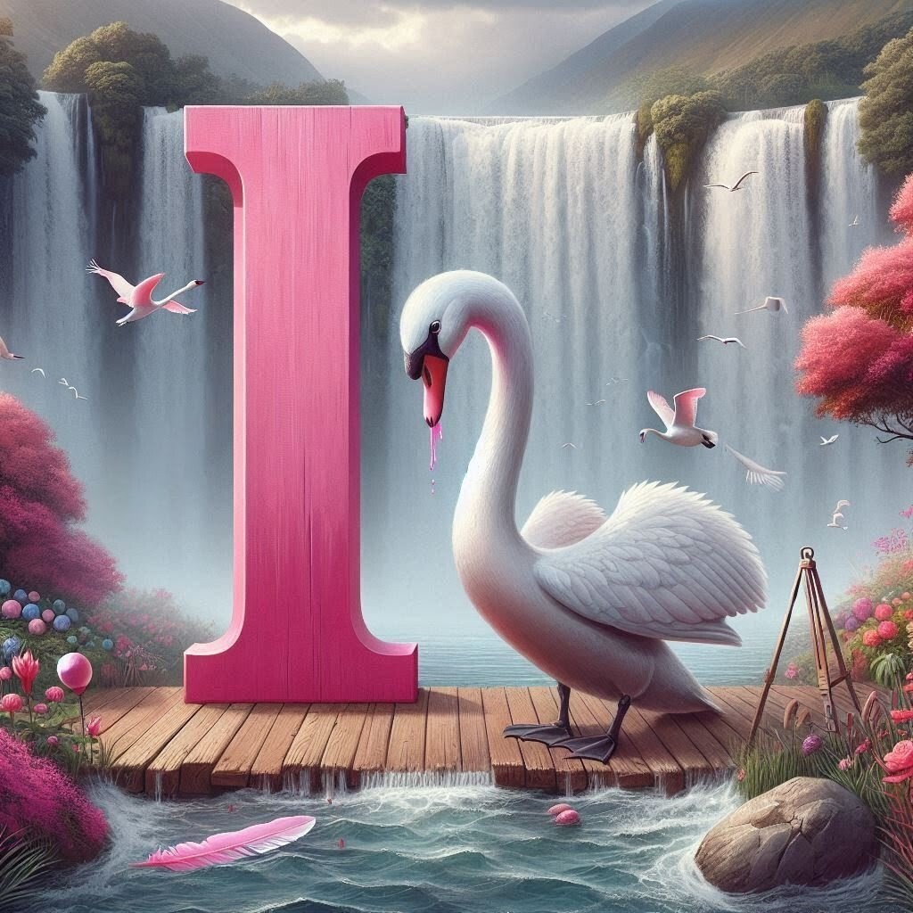 Swan — litera I (wariant 2)