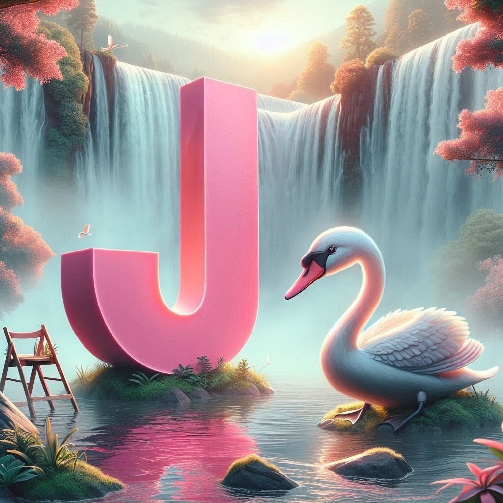 Swan — litera J (wariant 2)