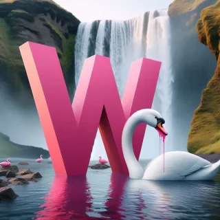 Swan — litera W