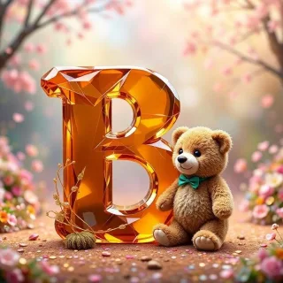 Teddy bear — litera B