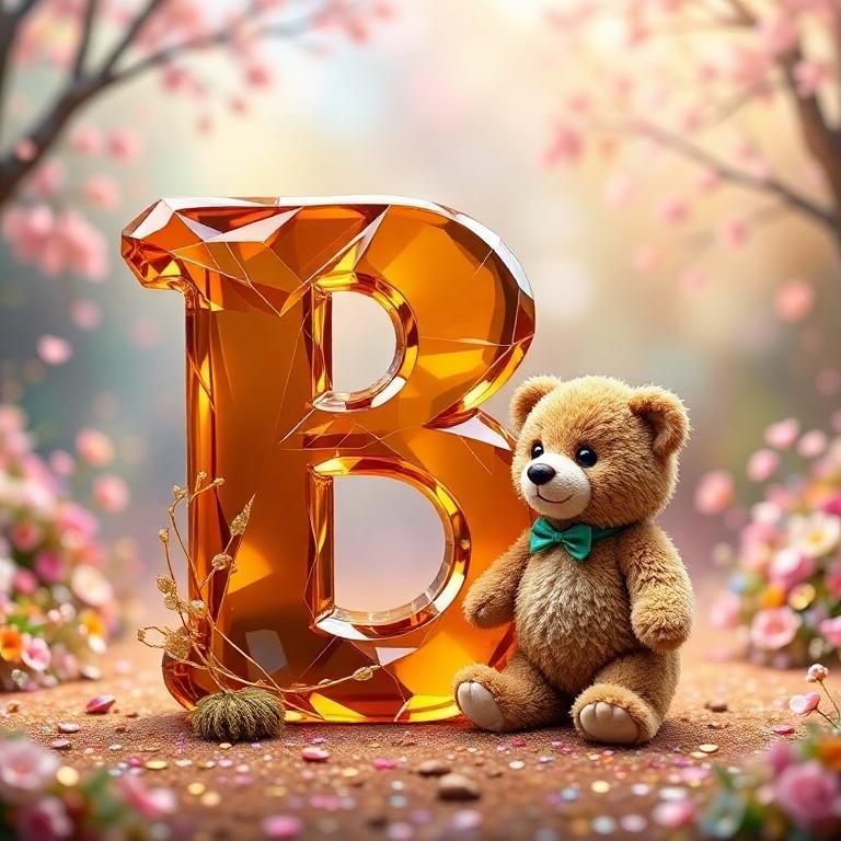 Teddy bear — litera B