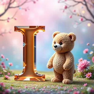 Teddy bear — litera I