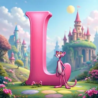 The Pink Panther — litera L