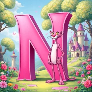 The Pink Panther — litera N