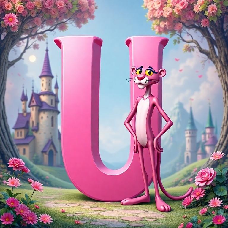 The Pink Panther — litera U
