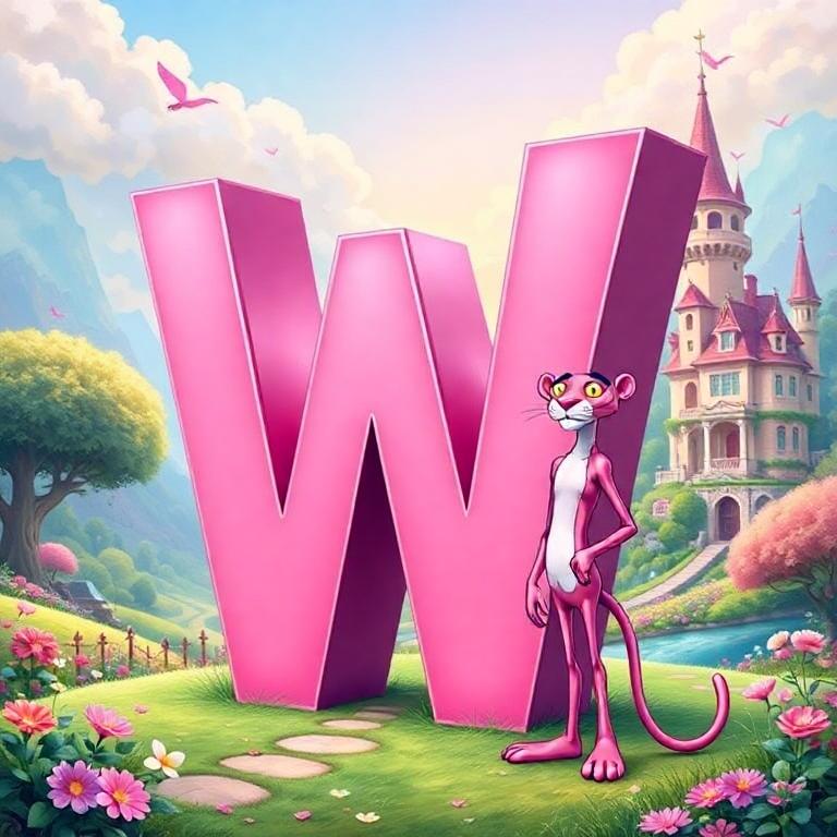 The Pink Panther — litera W