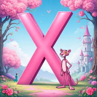 The Pink Panther — litera X