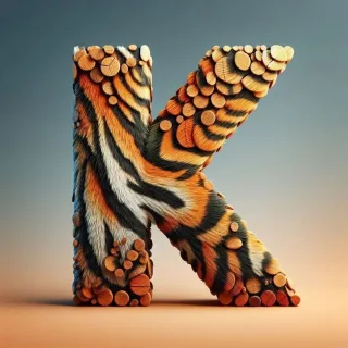 Tiger leather — litera K