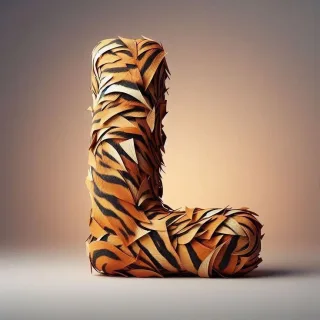 Tiger leather — litera L