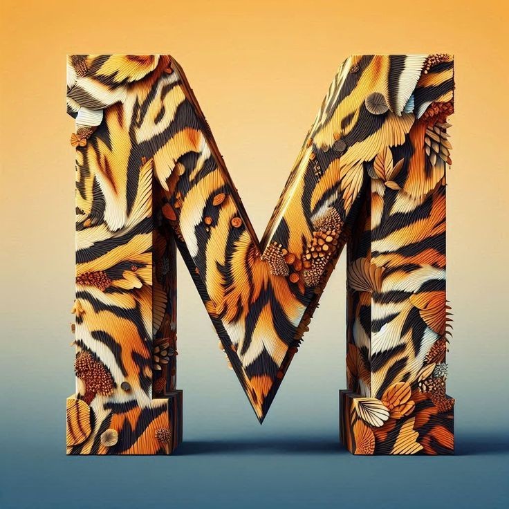 Tiger leather — litera M