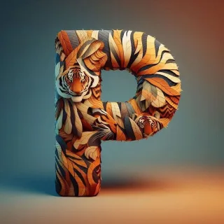 Tiger leather — litera P
