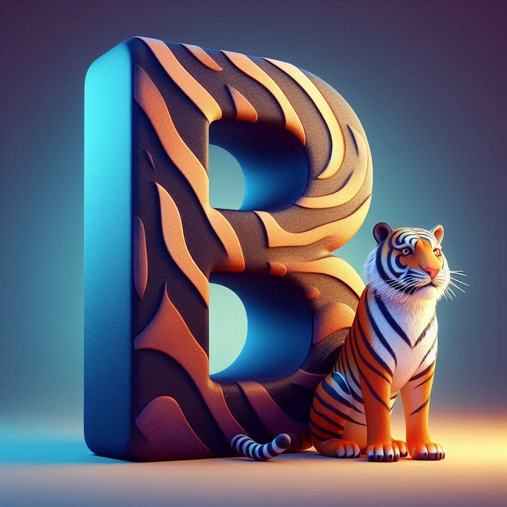 Tigers — litera B (wariant 2)