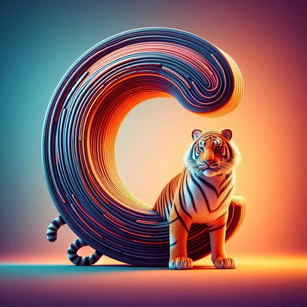 Tigers — litera C (wariant 2)