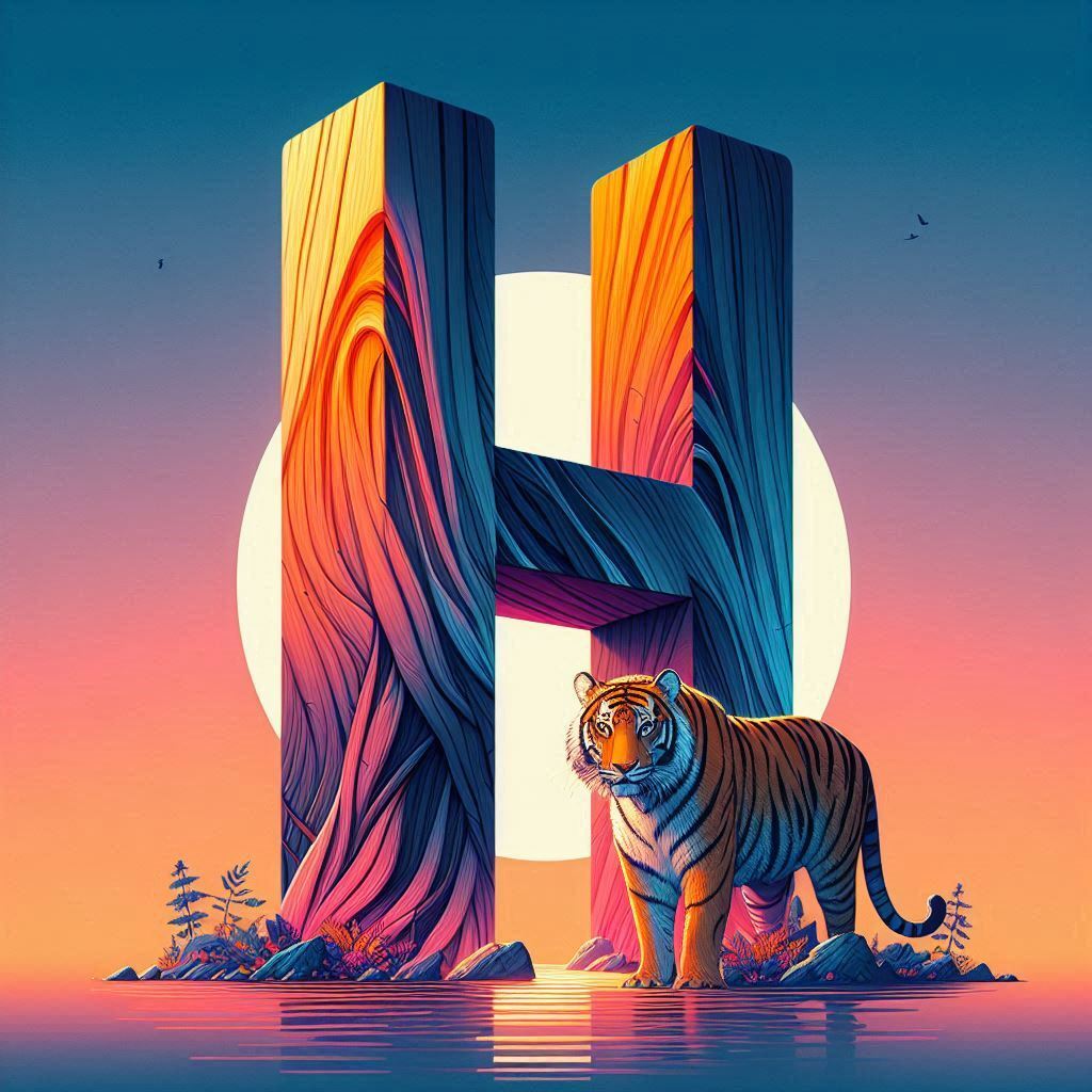 Tigers — litera H (wariant 2)