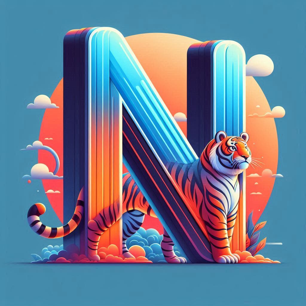 Tigers — litera N (wariant 2)
