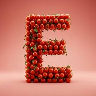 Tomatoes — litera E (wariant 2)