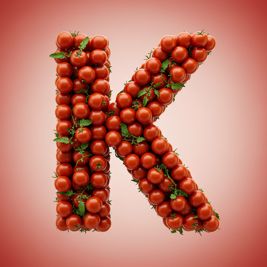 Tomatoes — litera K (wariant 2)