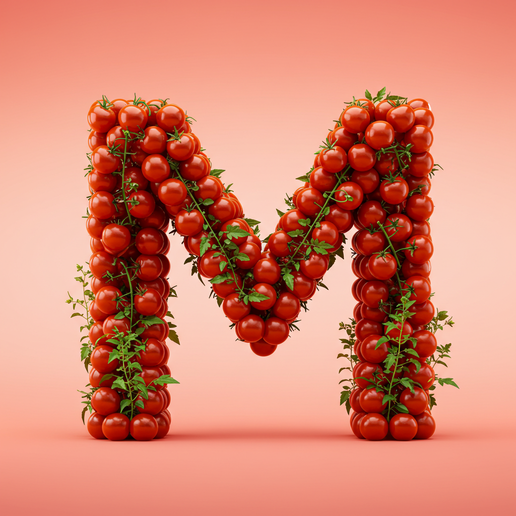 Tomatoes — litera M (wariant 2)