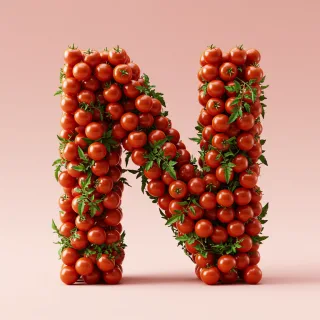 Tomatoes — litera N (wariant 2)