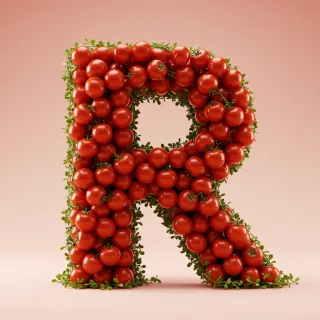 Tomatoes — litera R (wariant 2)