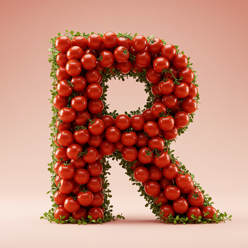 Tomatoes — litera R (wariant 2)