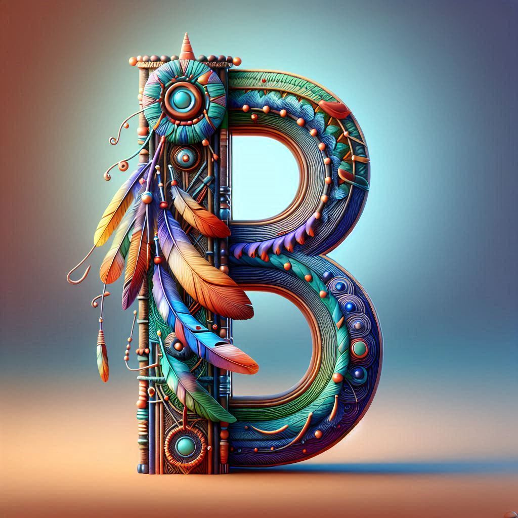 Totem — litera B (wariant 2)