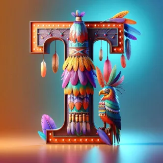 Totem — litera T (wariant 2)