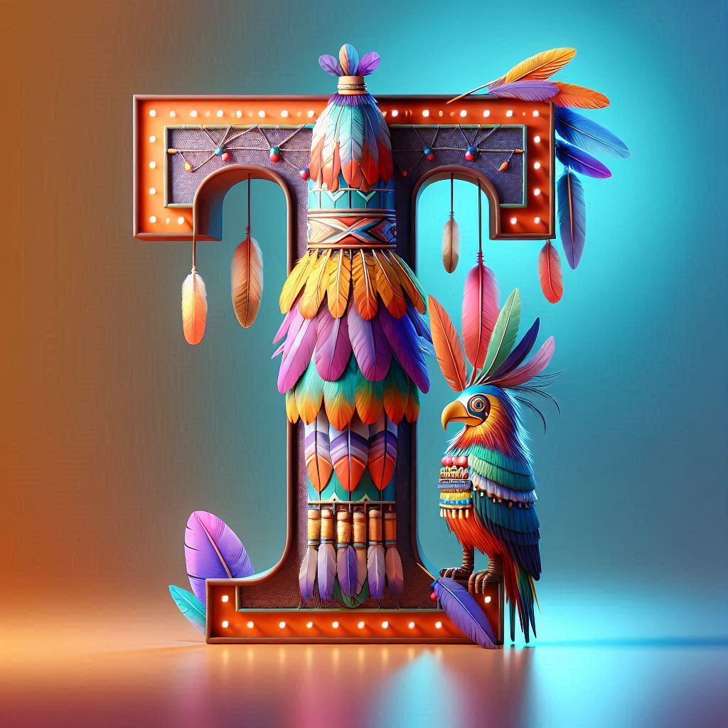 Totem — litera T (wariant 2)