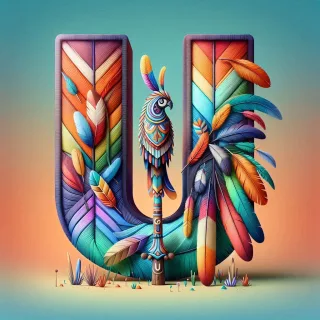 Totem — litera U (wariant 2)