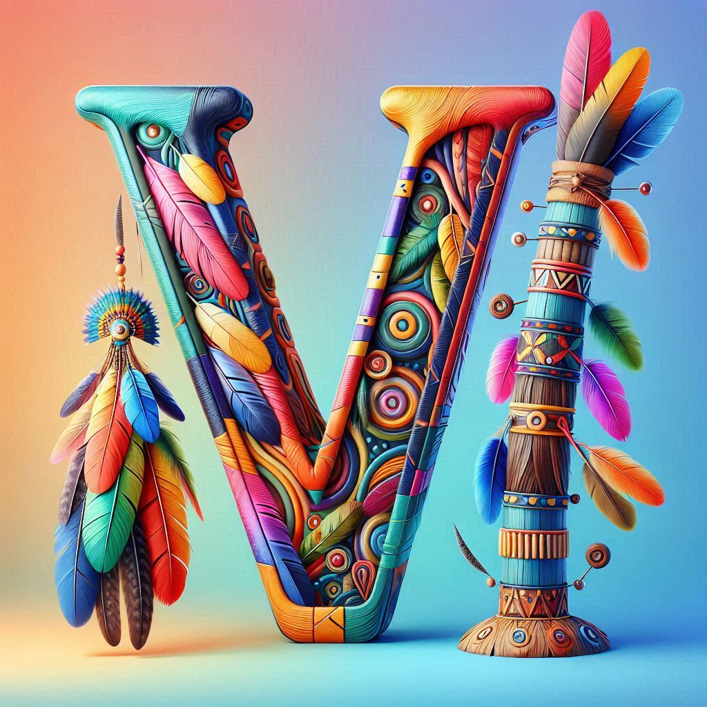 Totem — litera V (wariant 2)
