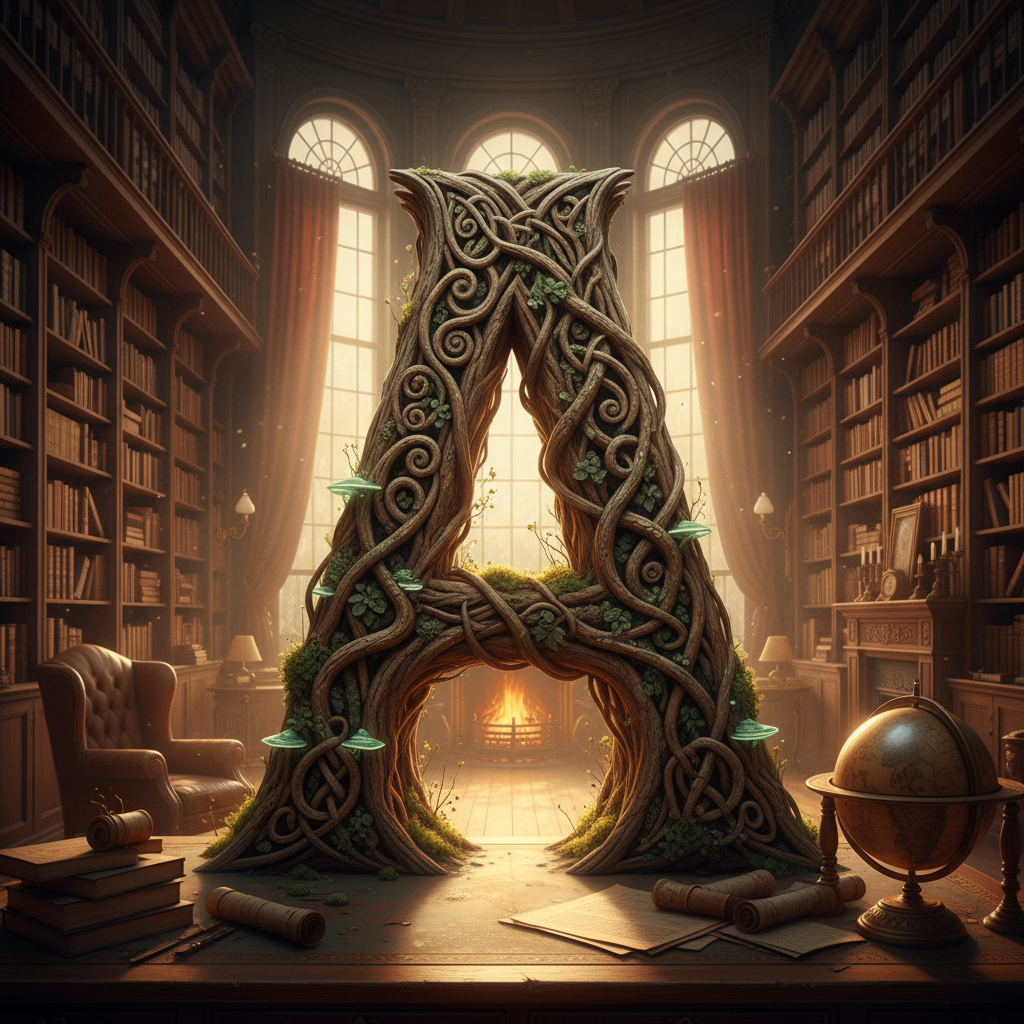 Tree bark — litera A