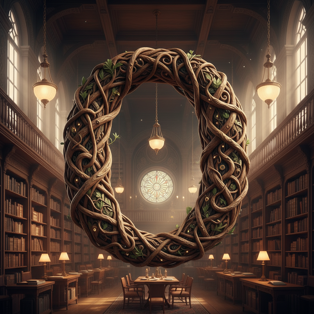 Tree bark — litera O