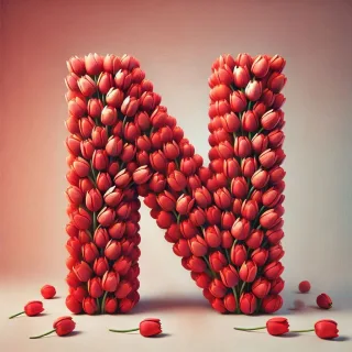 Tulip — litera N