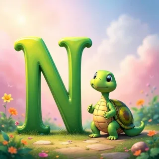 Turtle — litera N