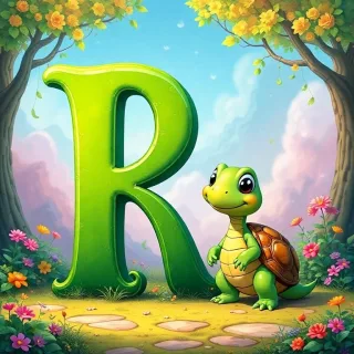 Turtle — litera R