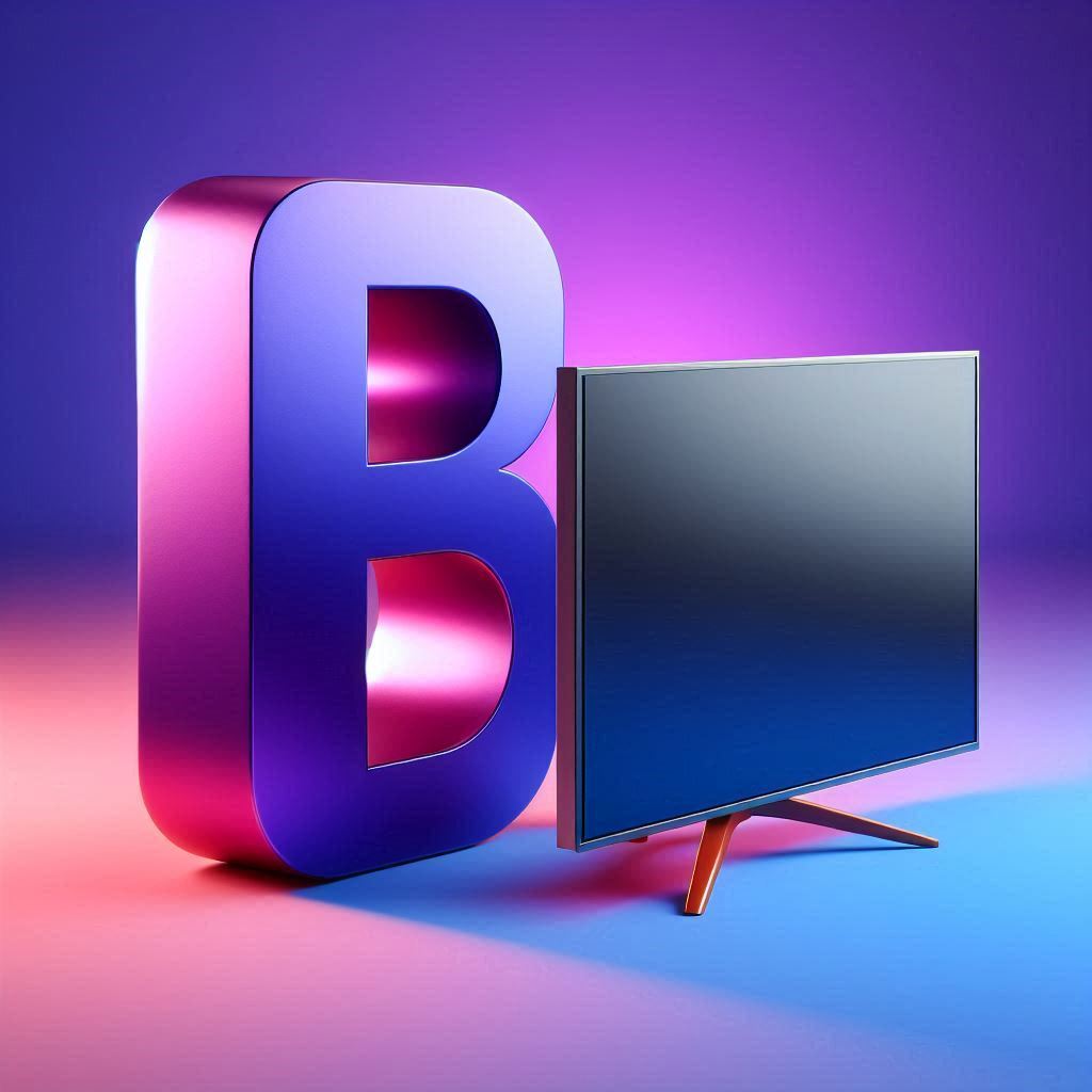 TV set — litera B (wariant 2)